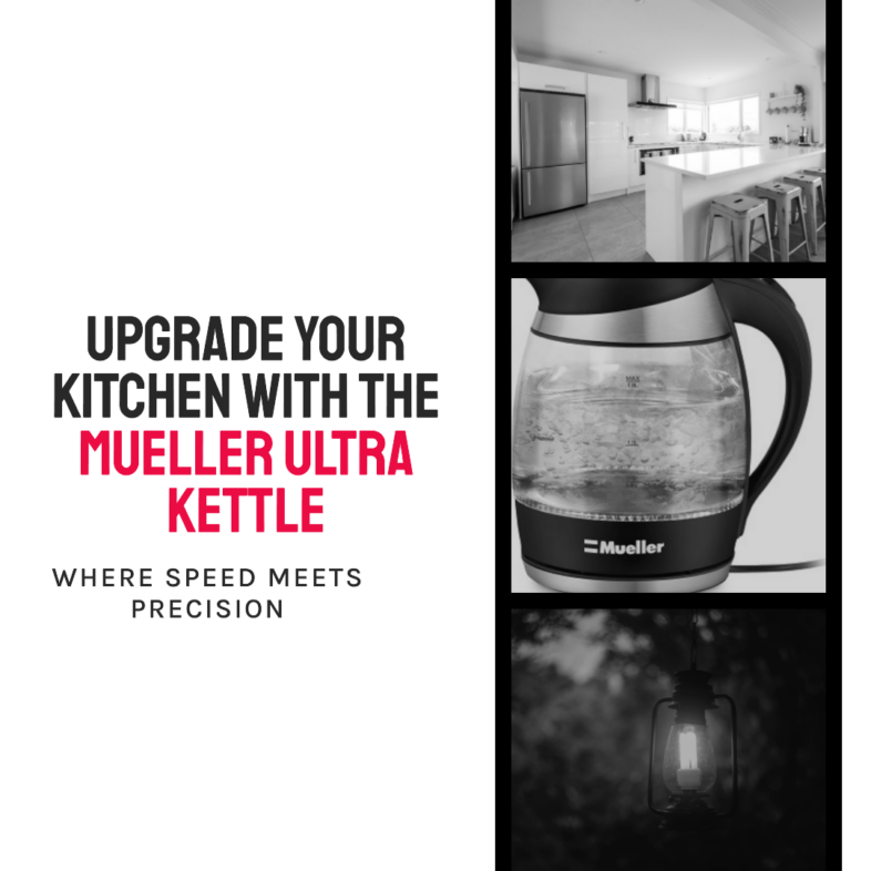 Mueller Ultra Kettle Experience Boiling Water in a Flash Stainless
