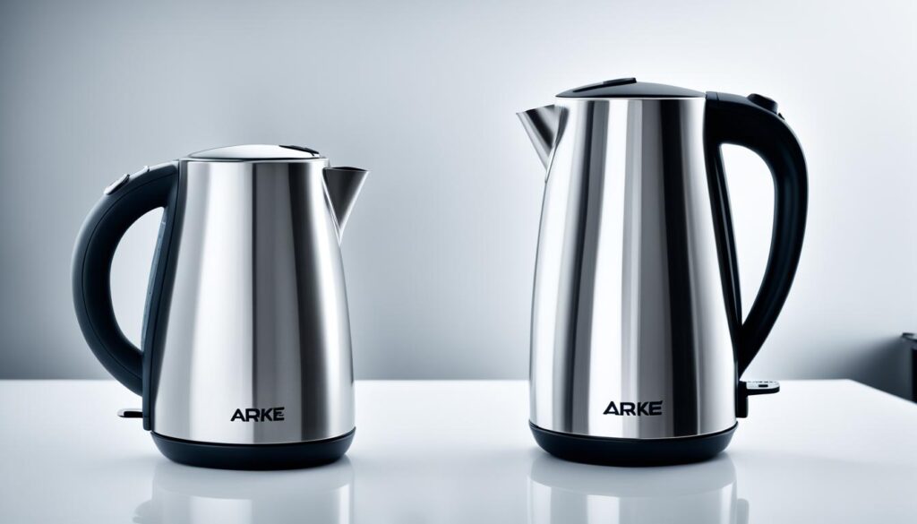 Aarke Stainless Steel Hot Water Kettle Comparison