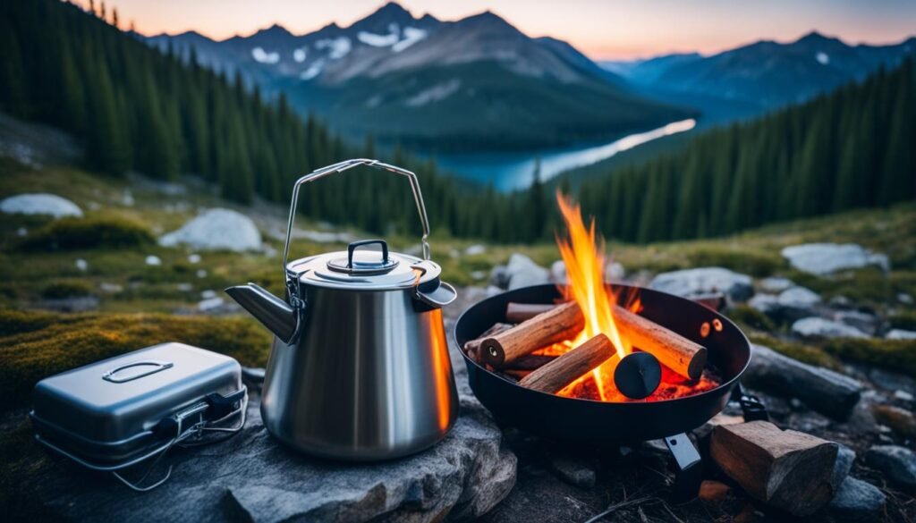 Stainless Steel Camping Kettle Best for Outdoors